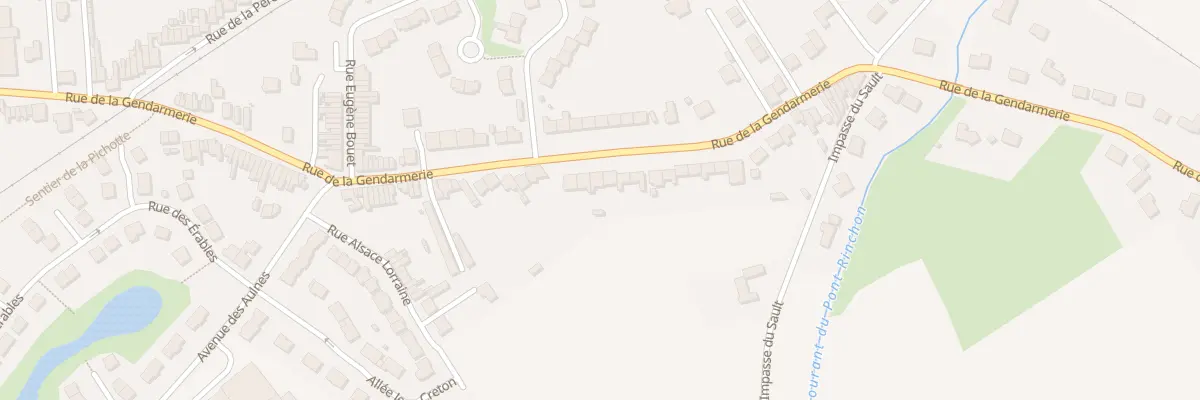 Plan du 132 Rue de la Gendarmerie à La Gorgue