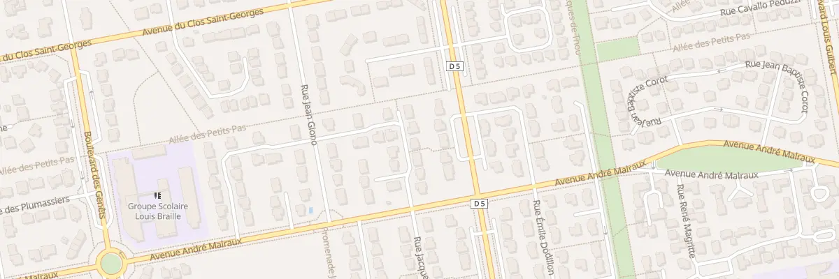 Plan du 7 Rue Henri Desgrange à Bussy-Saint-Georges