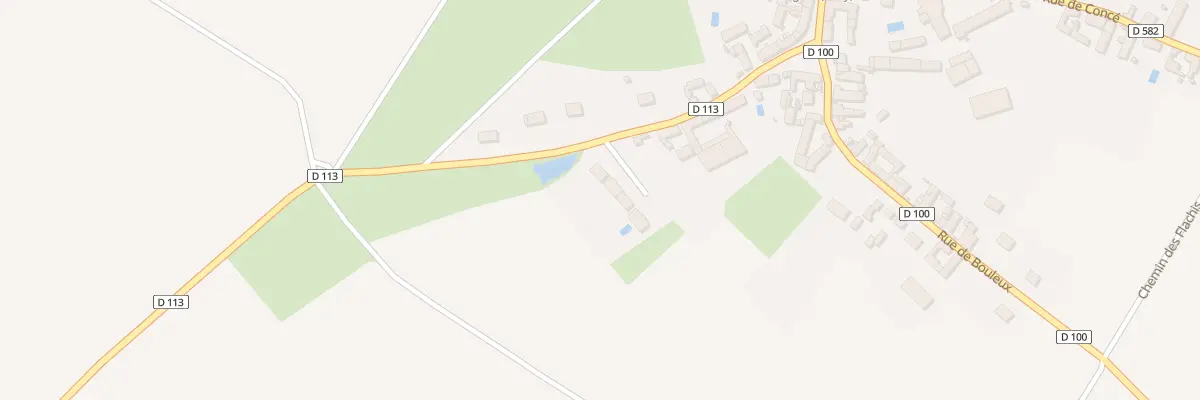 Plan du Chemin des Rouliers à Rully