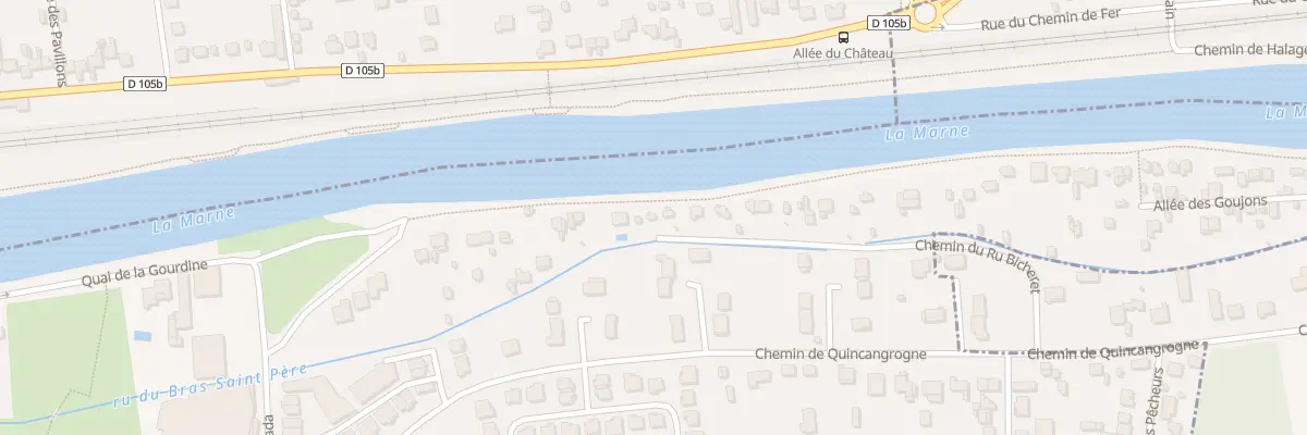 Plan du 83 Quai de la Gourdine à Lagny-sur-Marne