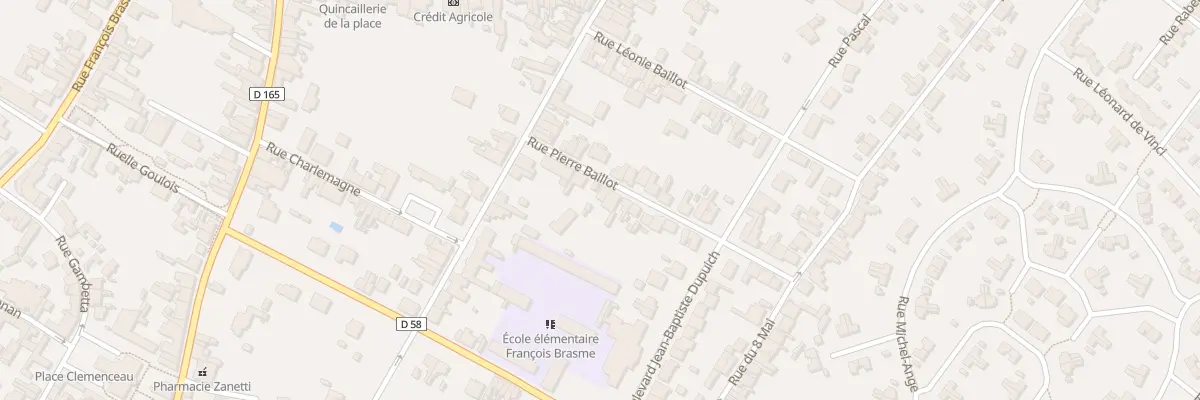 Plan du 6 Rue Pierre Baillot à Bully-les-Mines
