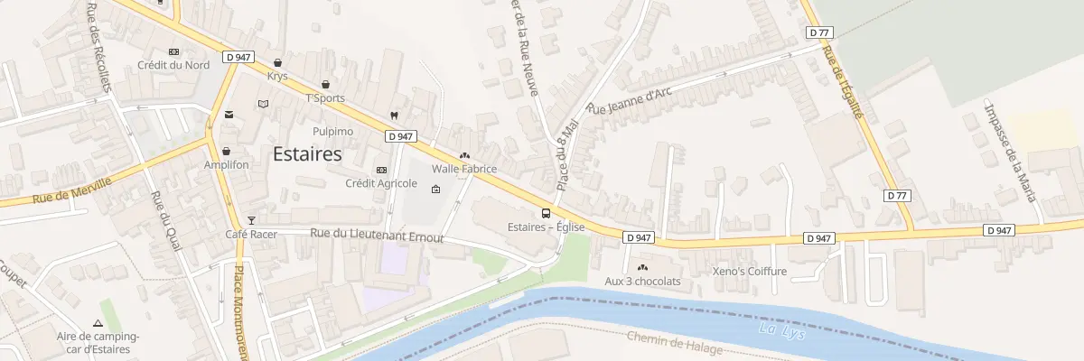 Plan du 79 Rue du General de Gaulle à Estaires