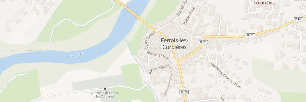Plan du 8 Rue de l’Orbieu à Ferrals-les-Corbières