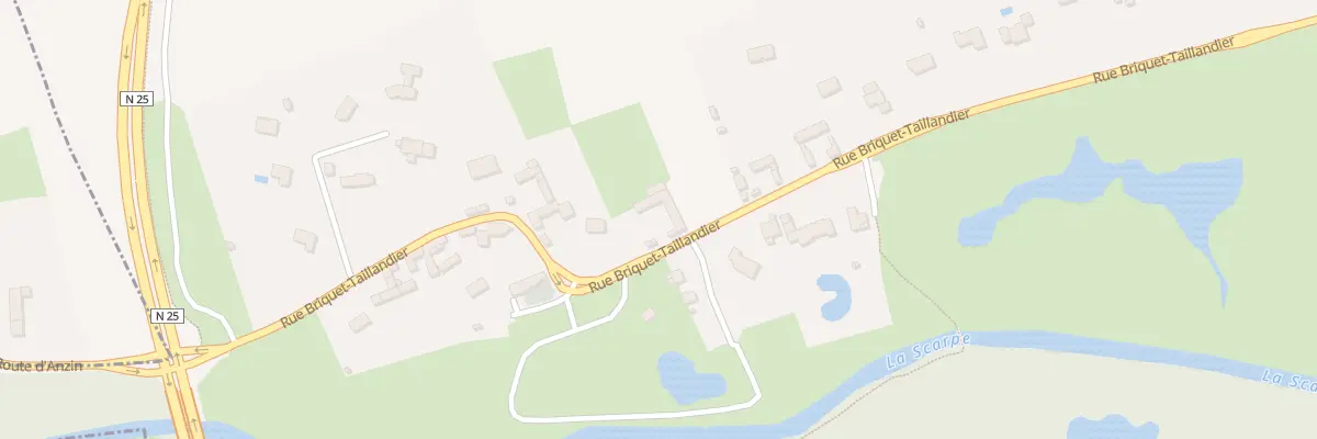 Plan du 89 Rue Briquet Taillandier à Anzin-Saint-Aubin