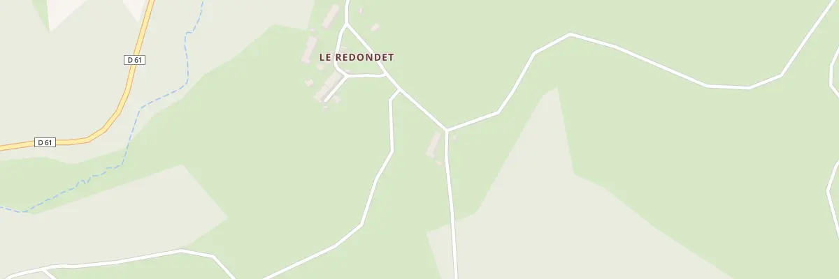 Plan du 5155 Le Redondet à Cisternes-la-Forêt
