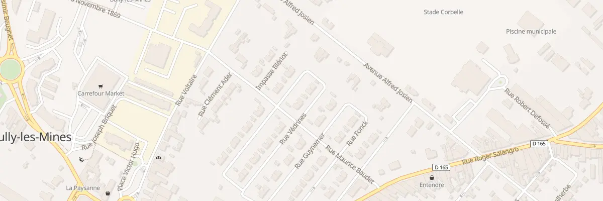 Plan du 19 Rue Védrines à Bully-les-Mines