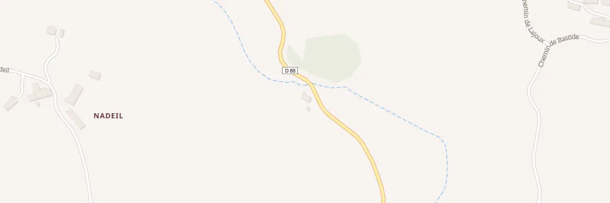 Plan du 68 Les Pres de Nadeil à Saint-Genès-Champespe