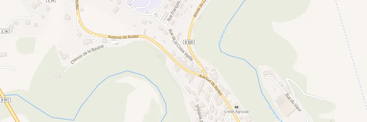Plan du 109 Av de Rodez à Pont-de-Salars