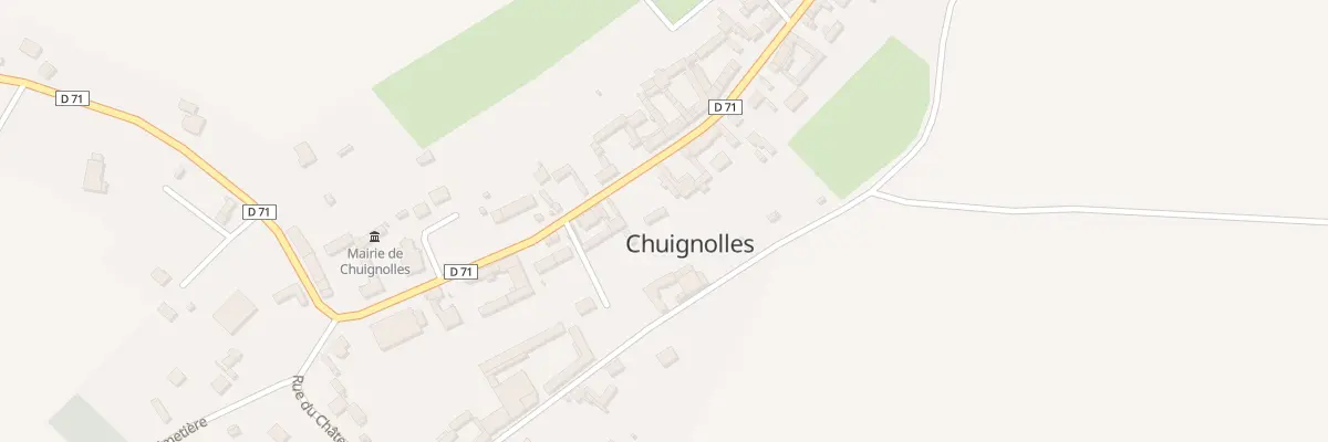 Plan du 24 Gr Grande Rue à Chuignolles