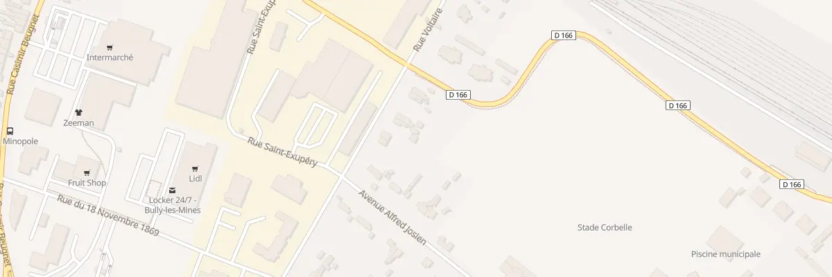 Plan du 6 Rue Voltaire à Bully-les-Mines