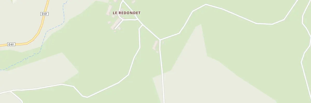 Plan du 5155 Le Redondet à Cisternes-la-Forêt