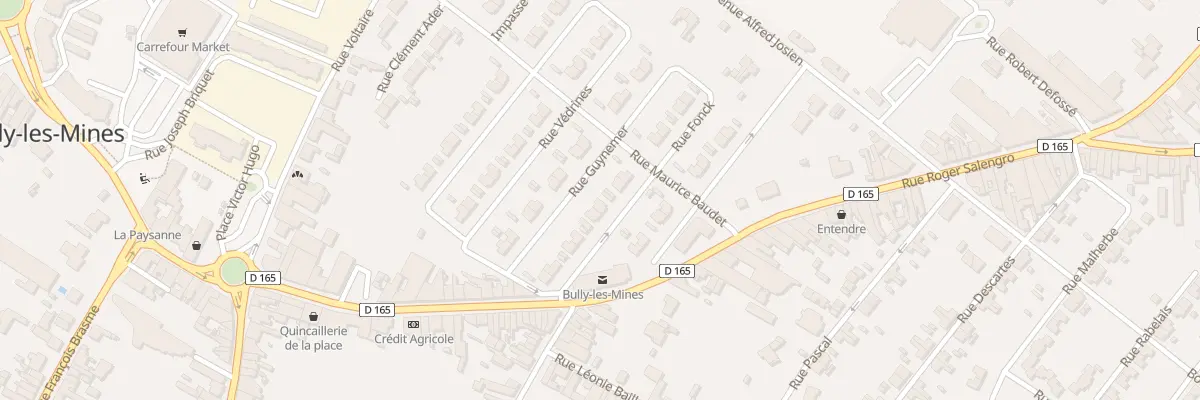 Plan du 11 Rue Fonck à Bully-les-Mines