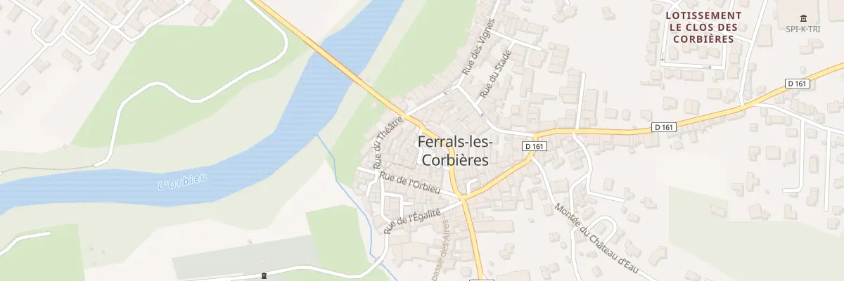 Plan du 3 Rue de l’Horloge à Ferrals-les-Corbières