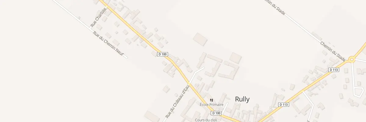 Plan du 4 Rue de Chamicy à Rully