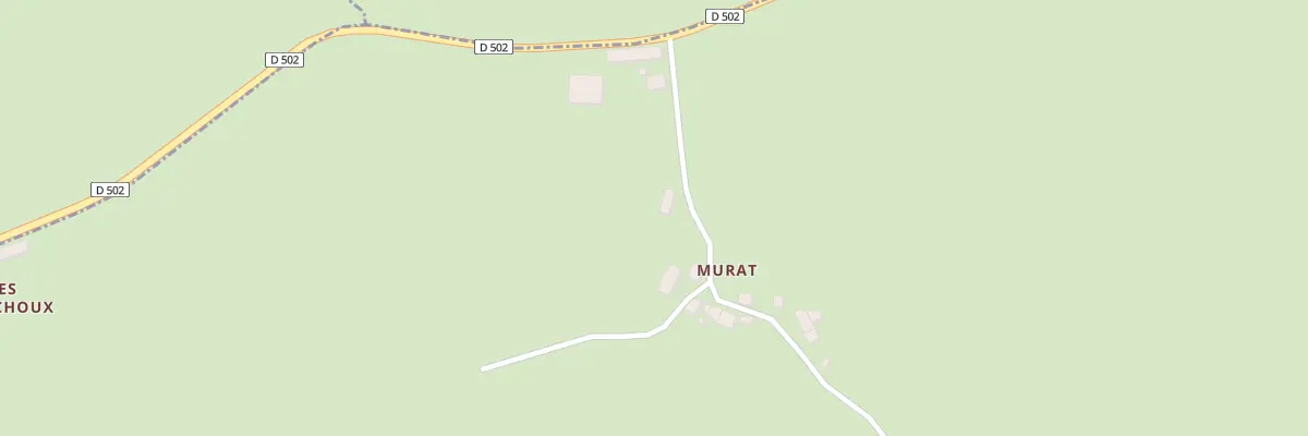 Plan du 4 Murat à La Crouzille