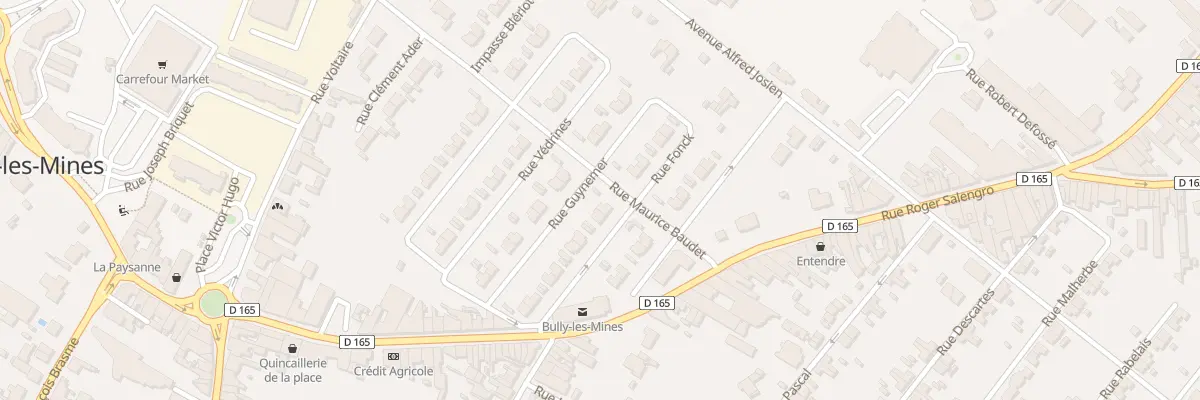 Plan du 15 Rue Fonck à Bully-les-Mines