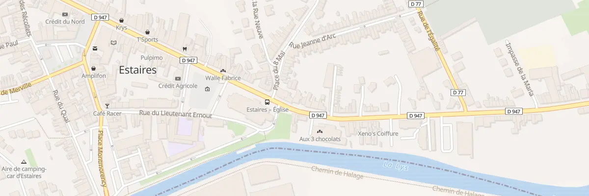 Plan du 7 Rue de Lille à Estaires