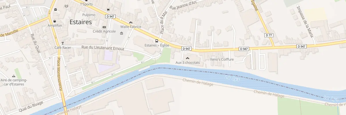 Plan du 2 Rue de Lille à Estaires
