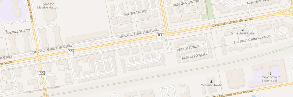 Plan du 52 Av du Général de Gaulle à Bussy-Saint-Georges