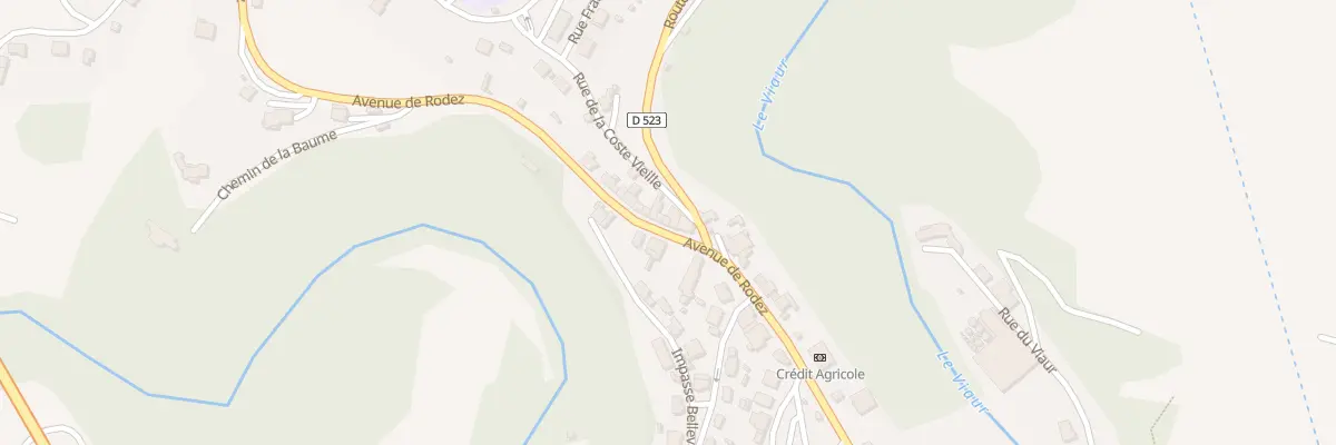 Plan du 97 Av de Rodez à Pont-de-Salars