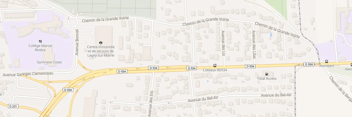 Plan du 38 Av Georges Clémenceau à Lagny-sur-Marne