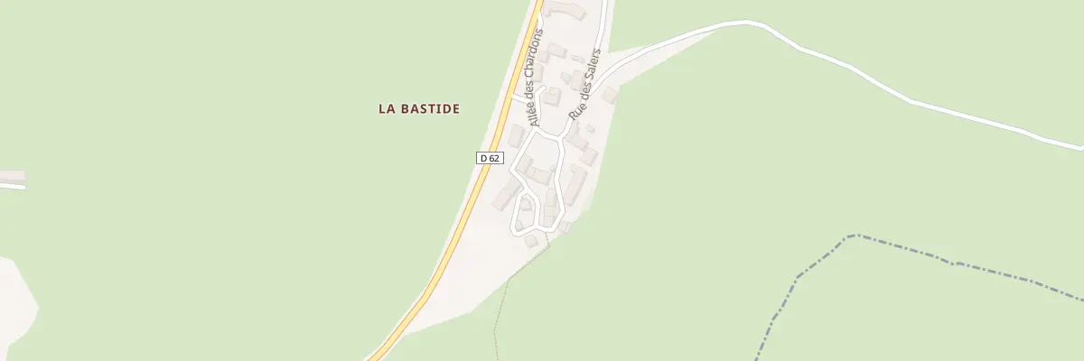 Plan du 5024 La Bastide à Saint-Hippolyte