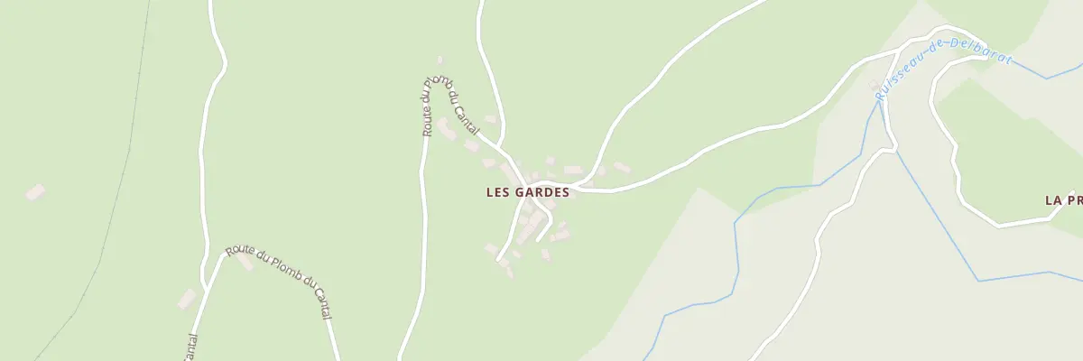 Plan du 3 Che de la Pierre du Loup à Saint-Jacques-des-Blats