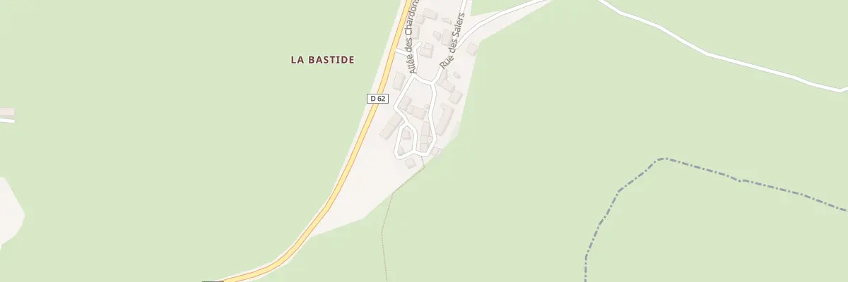 Plan du 5020 La Bastide à Saint-Hippolyte