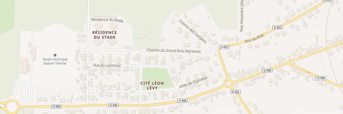 Plan du 4 Rue du Lavoir à Commentry