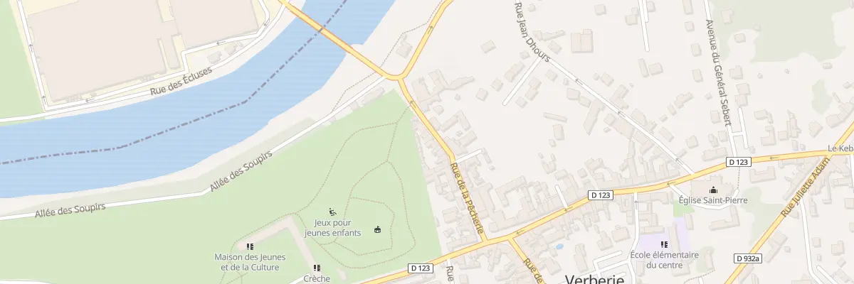 Plan du 29 Rue de la Pêcherie à Verberie