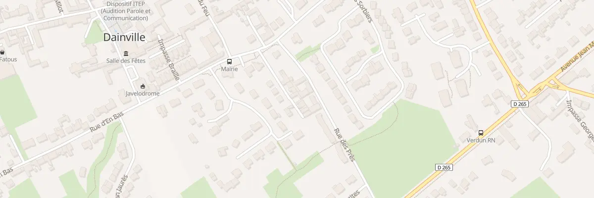 Plan du 8 Rue du Petit Faubourg à Dainville