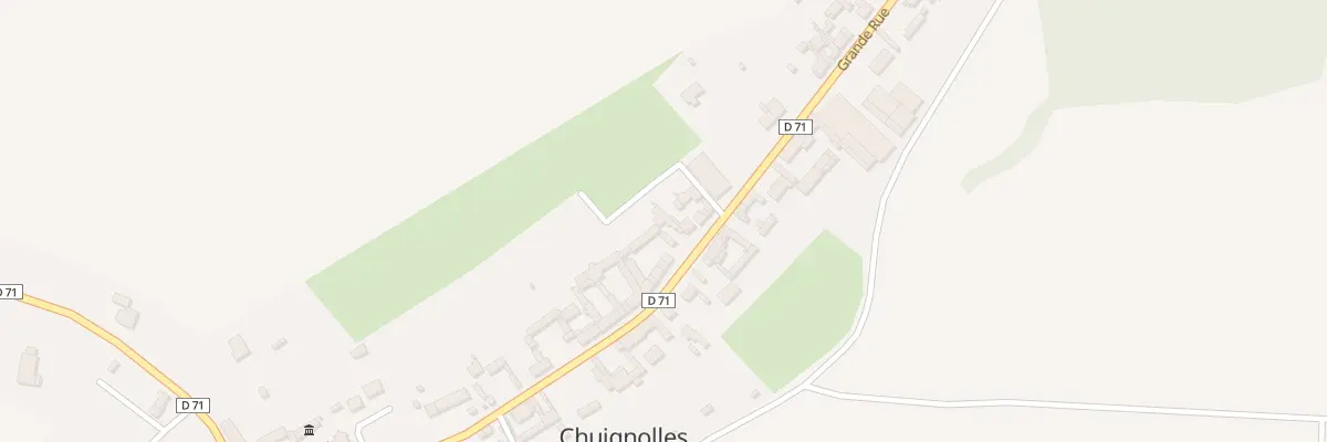 Plan du 33 Gr Grande Rue à Chuignolles