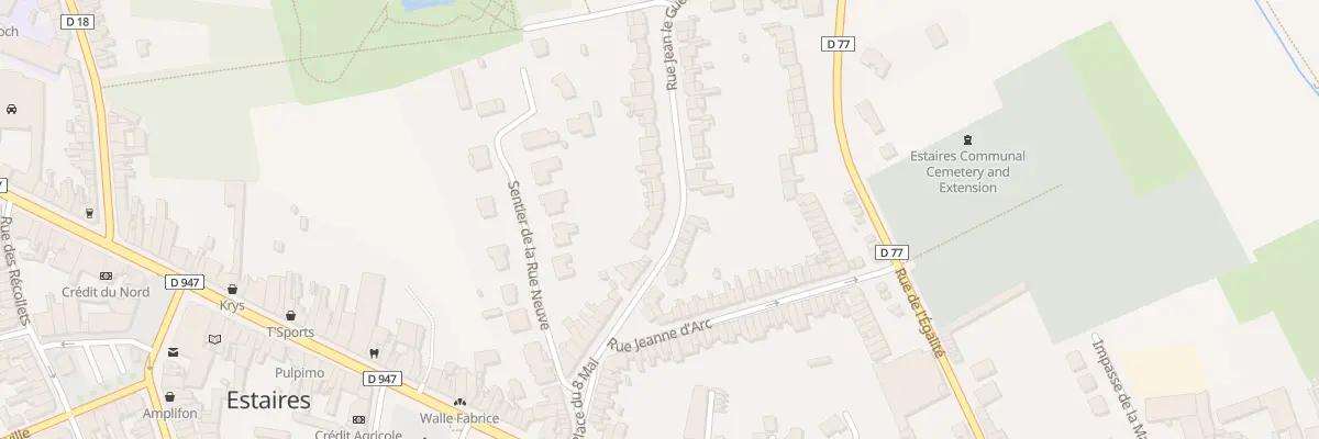 Plan du 15 Rue Jean le Guet à Estaires