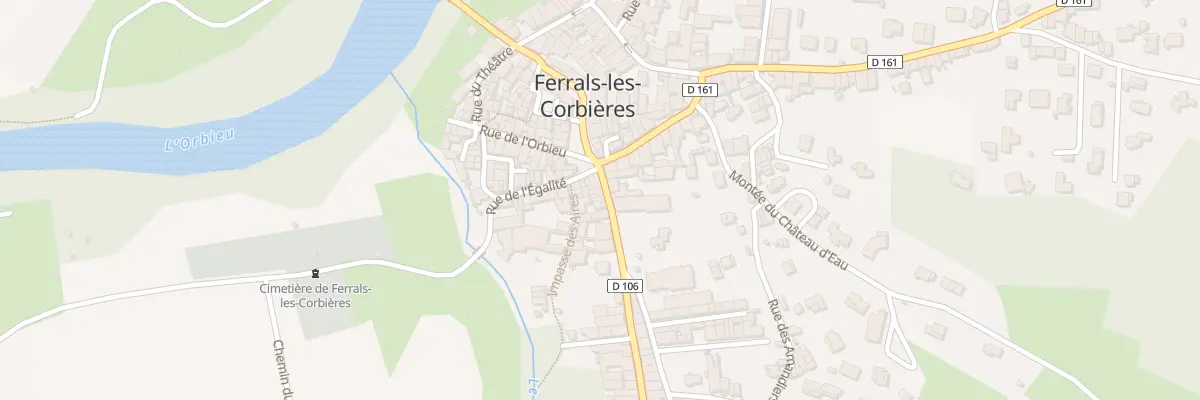 Plan du 6 Av de la Mer à Ferrals-les-Corbières