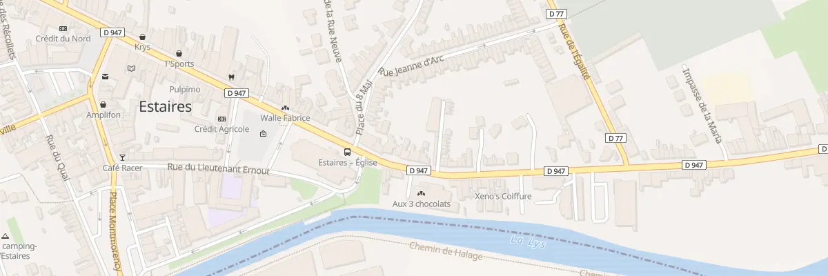 Plan du 13 Rue de Lille à Estaires