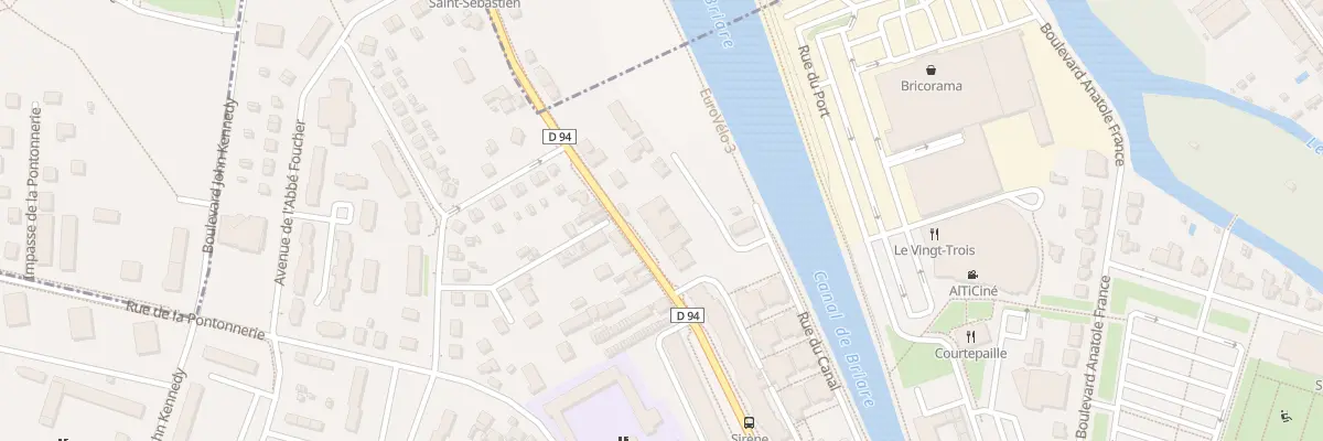 Plan du 20 Rue de la Sirene à Montargis