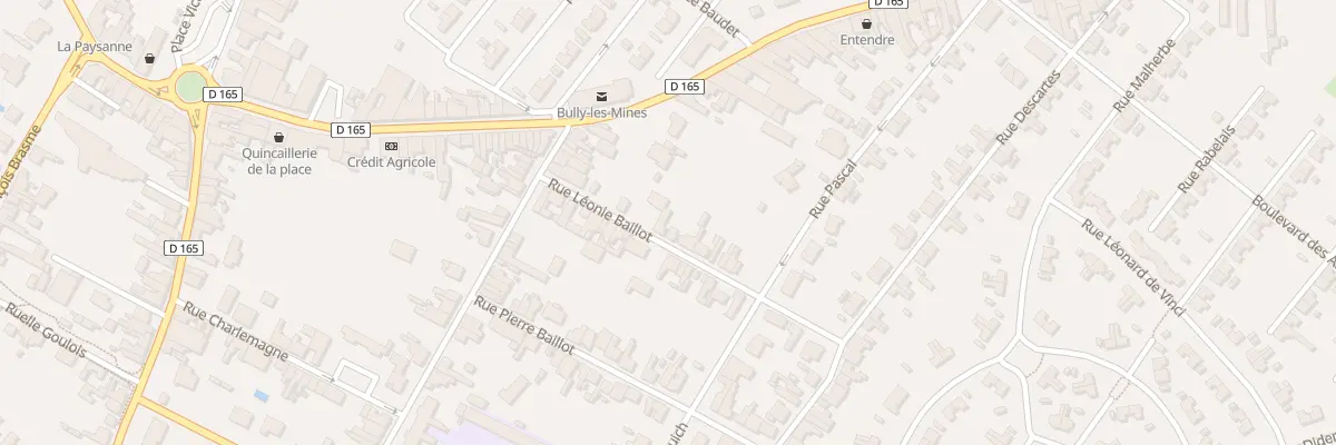 Plan du 17 Rue Léonie Baillot à Bully-les-Mines