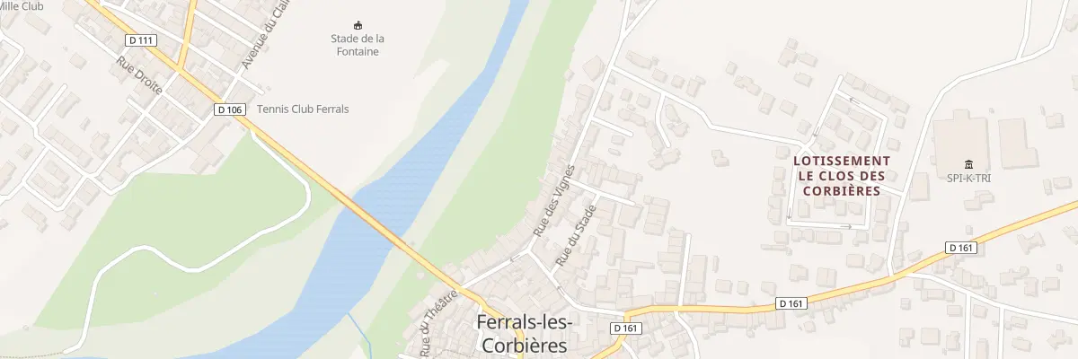 Plan du 15 Rue des Vignes à Ferrals-les-Corbières