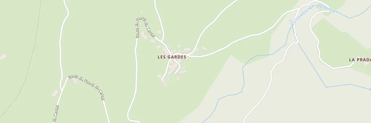 Plan du 2 Che de la Pierre du Loup à Saint-Jacques-des-Blats
