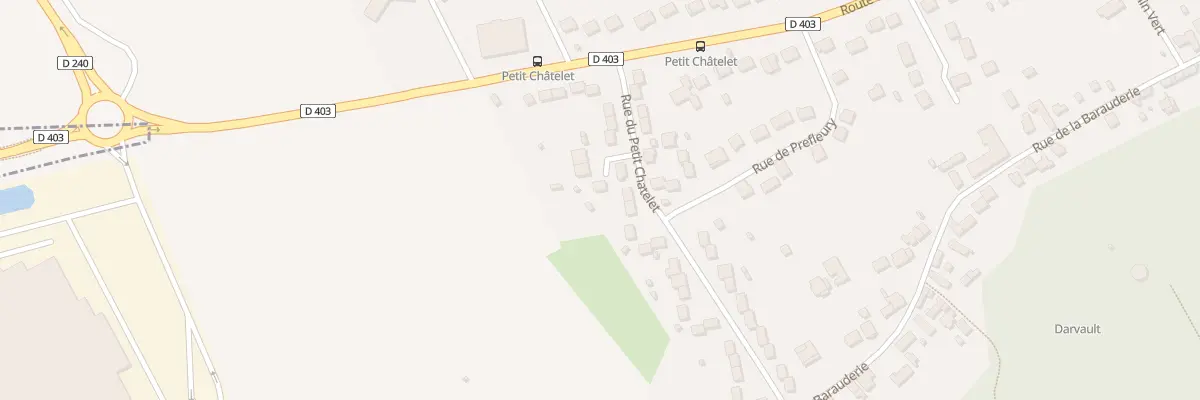 Plan du 12 Rue du Petit Chatelet à Darvault