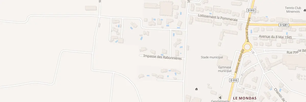 Plan du 6130F Les Rabonnieres à Olonzac