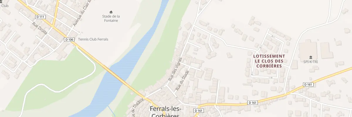 Plan du 19 Rue des Vignes à Ferrals-les-Corbières