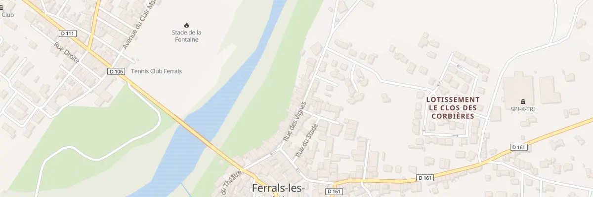 Plan du 21 Rue des Vignes à Ferrals-les-Corbières