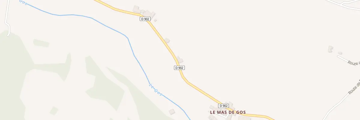 Plan du 5129 Le Mas de Gos à Saint-Juéry