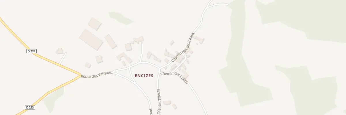 Plan du 5076 Encizes à Saint-Symphorien-de-Thénières