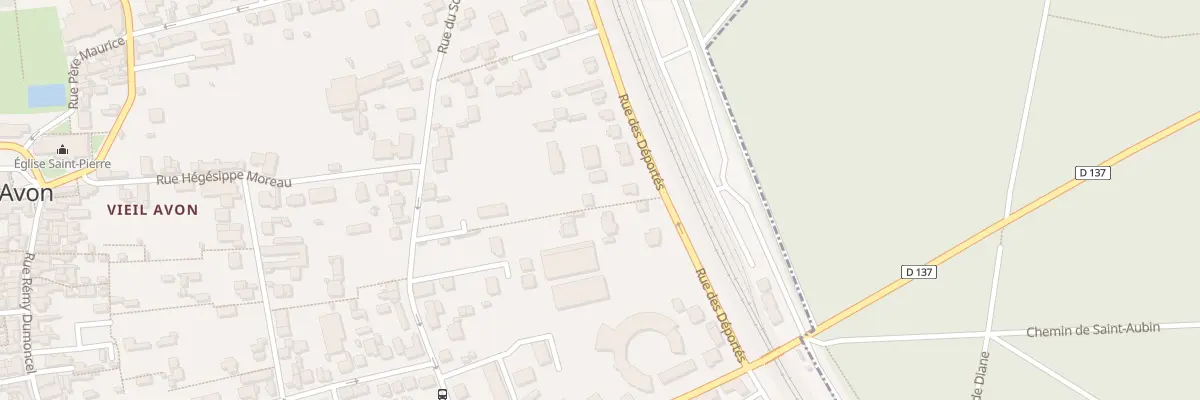 Plan du 66 Rue des Déportés à Avon