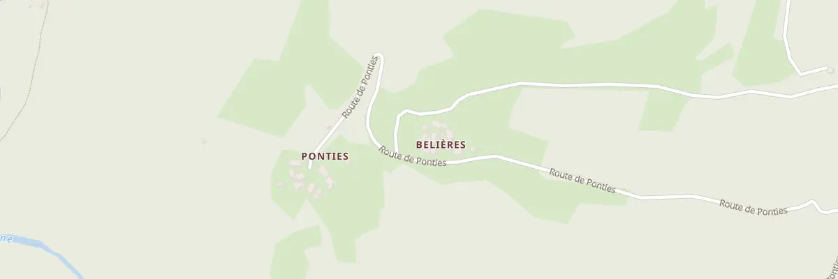 Plan du 2236 Rte de Ponties à Coubisou