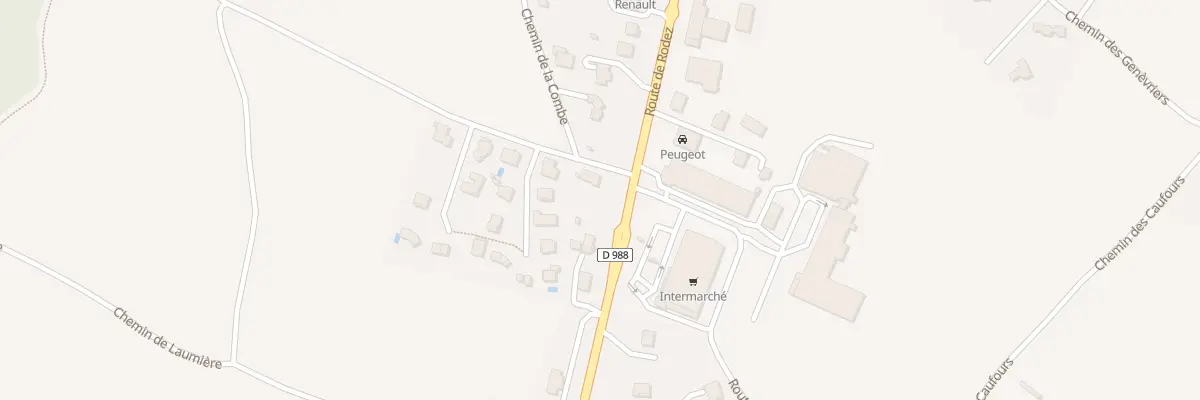 Plan du 746 Rte de Rodez à Bozouls