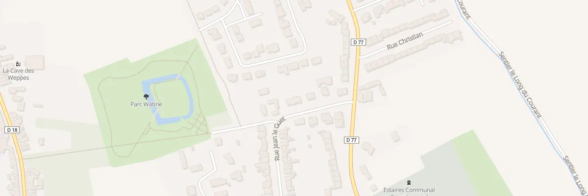 Plan du 45A Rue Jean le Guet à Estaires