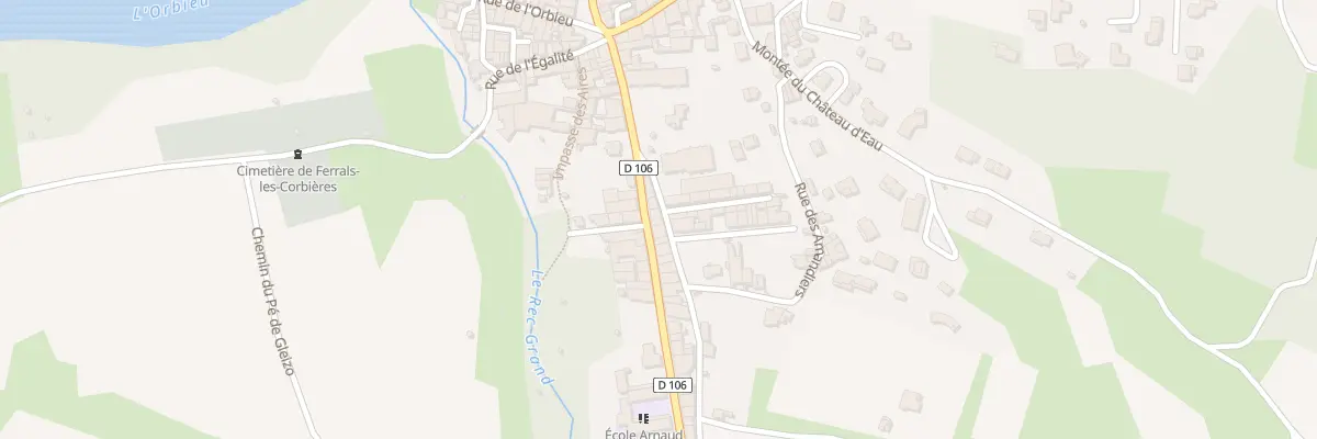 Plan du 11B Av de la Mer à Ferrals-les-Corbières